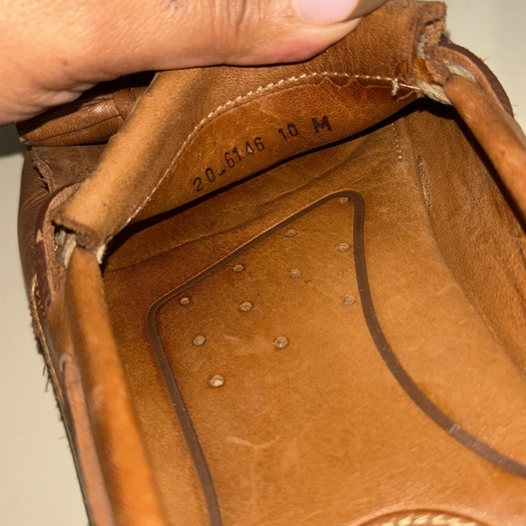 Brown Leather Tassel Loafers - Picture 9 of 10